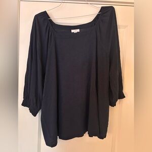 J. Jill Dark Blue Blouse